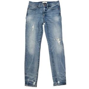 Madewell‎ Womens Jeans 9" High Rise Skinny Denim Jeans Size 27 Cotton Blend